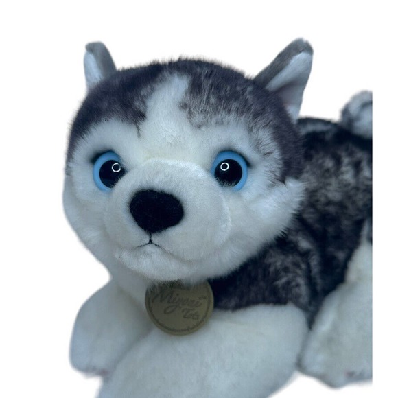 Miyoni by Aurora Siberian Husky Puppy Dog Wolf Plush 9" Stuffed Animal Nov 2021 - Picture 3 of 8